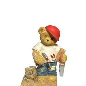 Cherished Teddies "Woody" Figurine,“You Hold Everything In Place” 1999
